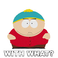 Cartman What Sticker by South Park