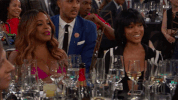 niecy nash nba celeb row GIF by NBA