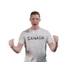 teamcanada happy yes canada come on Sticker