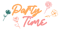 allthingseventos celebrate party time support small biz event styling Sticker