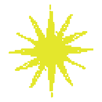 Pixel Dripping Sticker