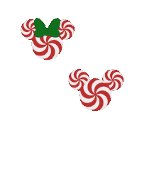Christmas Mickey Sticker
