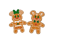 Christmas Mickey Sticker