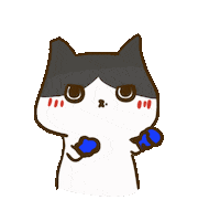 Fight Cats Sticker by yomoyeah