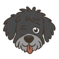 Shaggy Dog Sticker
