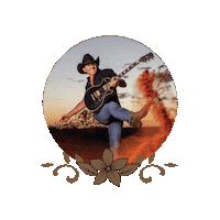 gippslandcountrymusicfest country music cowboy live music music festival Sticker