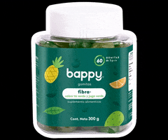 bappyhealth saludable suplementos fibra gomitas GIF
