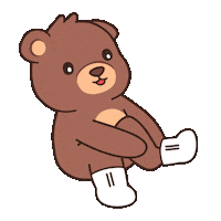 White Socks Feet Sticker by BEARISH