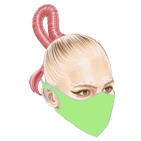 Met Gala Mask Sticker