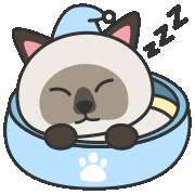 chou2_cat 睡覺 臭臭 chou2cat Sticker