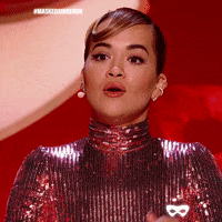 Rita Ora GIF by The Masked Singer UK