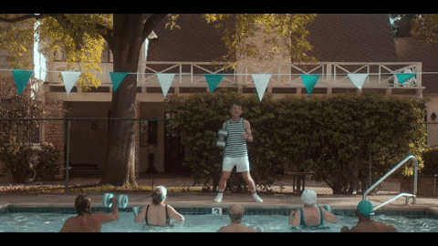 Dance Party Swimming GIF by Yung Bae