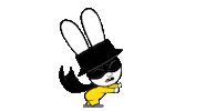 Halloween Simone Sticker by Simon Super Rabbit