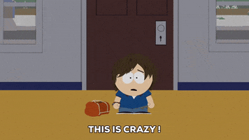 shocked bag GIF by South Park 