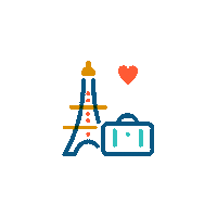 France Love Sticker by ImaginApulia