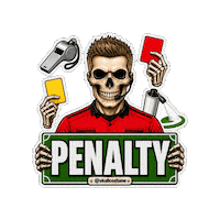 Soccer Halloween Sticker