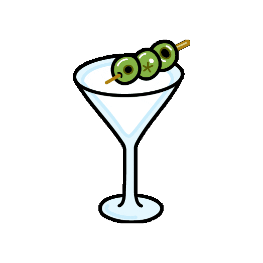 Drunk Dirty Martini Sticker