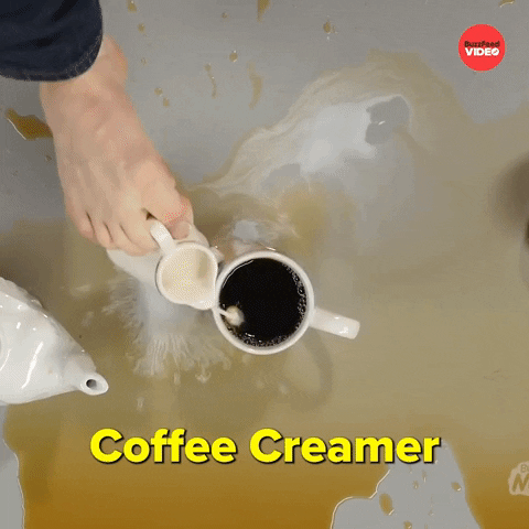 Coffee Creamer GIF by BuzzFeed