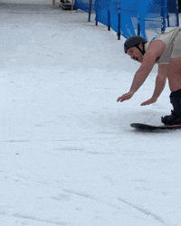 Crash Snowboard GIF