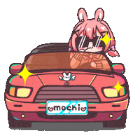 Dollypyon cool swag drive rizz Sticker