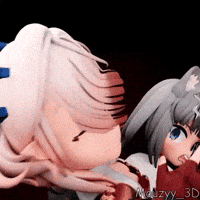 Slap Chibi GIF