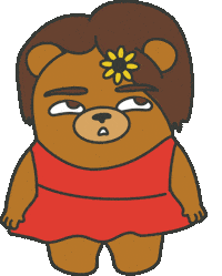 Roll Eyes Sticker by maludbear
