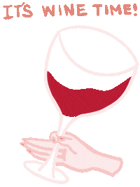 Red Wine Party Sticker