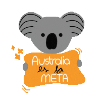 Metaustralia australia koala studyinaustralia metaustralia Sticker