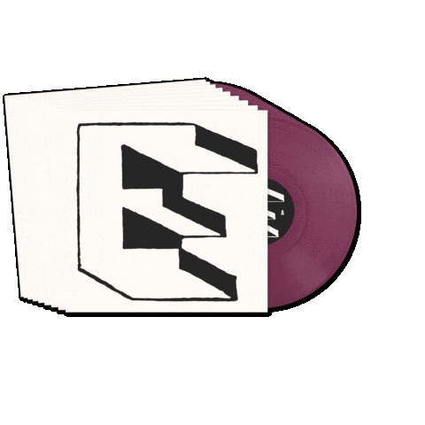 The Big E Sticker by Joyful Noise Recordings