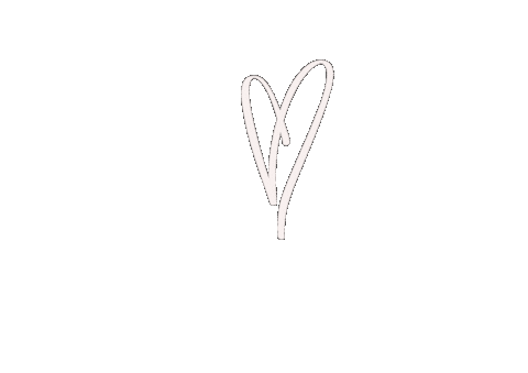 White Heart Sticker