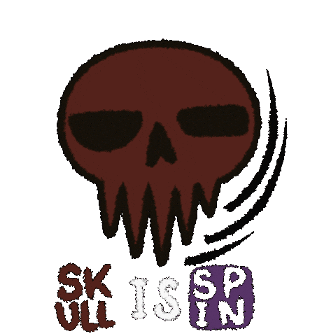 Skull Baba Is You Sticker by Nico