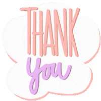 Thanks Thank You Sticker by Design Jord