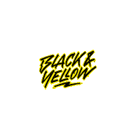 Blackandyellowcoffee by black and yellow blackandyellow black and yellow coffee bar Sticker