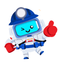 Robot Ok Sticker by astronauts.id