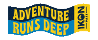 Adventure Runs Deep Sticker by ikonpass