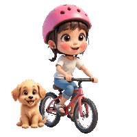 Boys Girls Cute Puppy Sticker