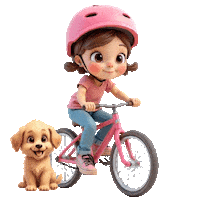Boys Girls Cute Puppy Sticker