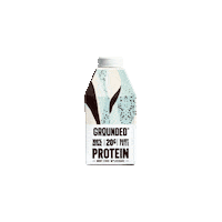 GroundedDrinks vegan protein plant based dairy free Sticker