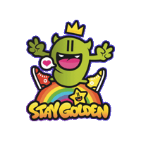 Miami Staygolden Sticker by TheTatuTribe