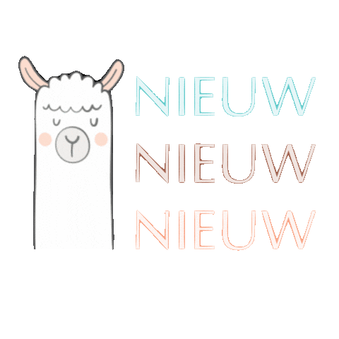 Nieuw Sticker by Lazy Lama Kids Conceptstore