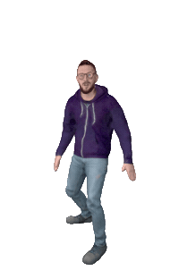 3D Portrait Sticker by Originals