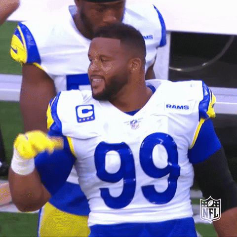 Los Angeles Rams Reaction GIF by NFL