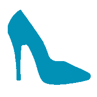 High Heels Turquoise Sticker by la sobremesa