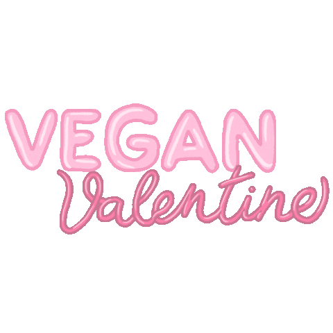 Valentines Day Vegan Sticker by Alba Paris