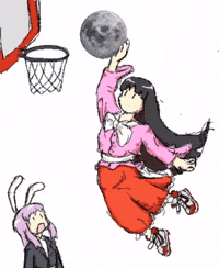 Reisen Udongein Inaba Basketball GIF