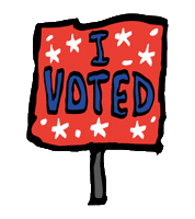 Vote Election Sticker
