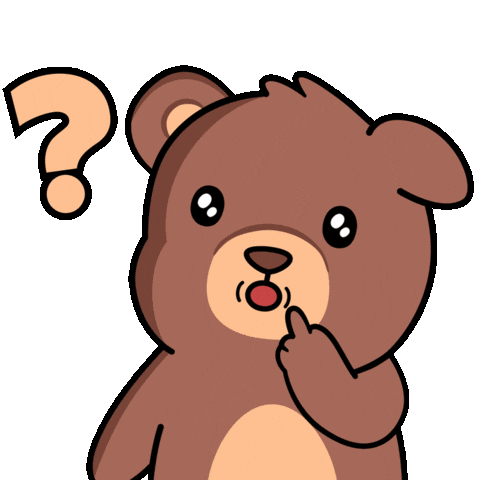 Question Mark What Sticker by BEARISH