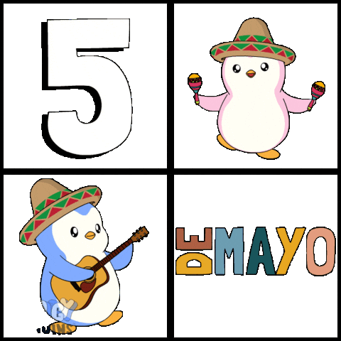 Celebrate Spanish Sticker by Pudgy Penguins