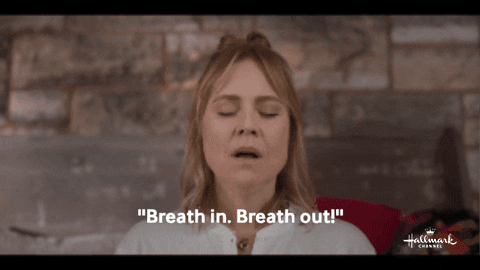 Kristin Booth Relax GIF by Hallmark Channel