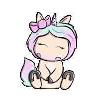 Mina Einhorn Sticker by glitzerimkopf